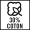 30% coton
