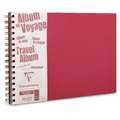 Albums de Voyage Clairefontaine - 90 g/m², 21 x 29,7 cm (A4) - Rouge