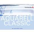 Papier Aquarell Classic grain torchon Gerstaecker, 24 cm x 32 cm, 300 g/m², Bloc collé 4 côtés, 2. Grain torchon