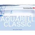 Papier Aquarell Classic grain fin Gerstaecker, 36 cm x 48 cm, 300 g/m², Bloc collé 4 côtés, Mat