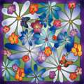 Foulards en soie Nicki Ideengutta, Prairie- 55 x 55 cm - Pongé 8