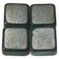 Set de pierres de mosaïque en marbre, Sachet de 250 g, env. 50 carreaux, 15 × 15 × 8 mm, Noir marquina