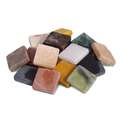 Set de pierres de mosaïque en marbre, Sachet de 1 kg, polygonal, épaisseur 8 mm, Mix
