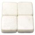 Set de pierres de mosaïque en marbre, Sachet de 250 g, env. 50 carreaux, 15 × 15 × 8 mm, Blanc Carrara