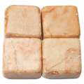 Set de pierres de mosaïque en marbre, Sachet de 250 g, env. 50 carreaux, 15 × 15 × 8 mm, Rose crème