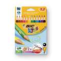 Etui crayons de couleur Bic Kids Evolution Triangle, 12 crayons