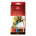 Crayons de couleur aquarellables Mondeluz, 24 crayons
