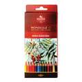 Crayons de couleur aquarellables Mondeluz, 12 crayons