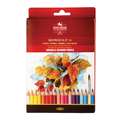 Crayons de couleur aquarellables Mondeluz, 36 stylos