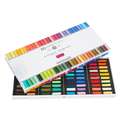 Coffret de 80 demi pastels à l'Ecu Sennelier, dimension du pastel : 36 x 10 mm