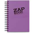 Zap Book Clairefontaine (spiralé - 80g/m2), A5 - 14,8 x 21 cm - Bloc 160 feuilles, nouvelles couleurs (bleu, orange, rose ou violet)