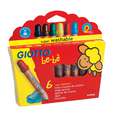 Coffret de crayons de couleur Maxi Giotto, 6 couleurs