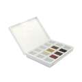 Coffret d'aquarelles en 1/2 godet Daniel Smith, Nuances de terre