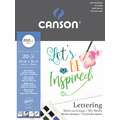 Bloc Canson Handlettering, 20 feuilles - 24x32cm - 200g/m², 200 g/m²
