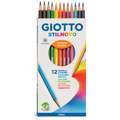 Coffret de crayons de couleur Stilnovo Giotto, 12 crayons