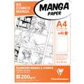 Blocs Manga Comics Clairefontaine, A4, 21 cm x 29,7 cm, 200 g/m², Lisse