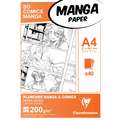 Blocs Manga Comics Clairefontaine, A4, 21 cm x 29,7 cm, 200 g/m², Lisse