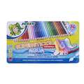 Crayons de couleur aquarellables Supersticks Aqua Jolly, boîte de 36 crayons