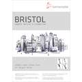 Bloc de papier Bristol Hahnemühle, A3, 29,7 cm x 42 cm, 250 g/m², Lisse