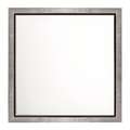 Set châssis entoilé + caisse américaine, 30 cm x 30 cm, Argent, 3. Argent