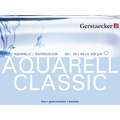 Papier Aquarell Classic grain torchon Gerstaecker, 36 cm x 48 cm, 300 g/m², Bloc collé 4 côtés, 2. Grain torchon