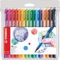 Set de feutres à pointe nylon pointMax Stabilo , 15 couleurs, 0,8 mm, Pointe en cône