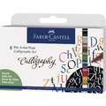Coffret Calligraphie Pitt Faber-Castell, Set de 8 couleurs assorties 