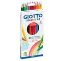 Etui crayons de couleur Giotto Colors 3.0, Set, 24 couleurs