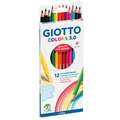 Etui crayons de couleur Giotto Colors 3.0, Set, 12 couleurs