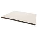 Plaque de carton ondulé , Double cannelure, Epaisseur: 6,5 mm, Blanc