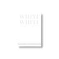 Papier White White Fabriano®, 29,7 x 42 cm (A3) - 300 g/m² - Bloc de 20 feuilles, Collé en tête, 29,7 x 42 cm (A3) - 300 g/m² - Bloc de 20 feuilles