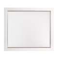 Set châssis entoilé + caisse américaine, 40 cm x 50 cm, Blanc, 1. Blanc