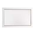Set châssis entoilé + caisse américaine, 50 cm x 70 cm, Blanc, 1. Blanc