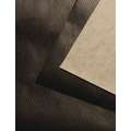 Papier Kraft brun/noir Clairefontaine, 42 x 59,4 cm (A2), 90 g/m², Côtelé, Paquet de 25 pièces