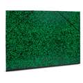 Carton à dessin Annonay (vert et noir), Format utilie : 50 x 70 cm / Format extérieur : 52 x 72  cm (raisin), fermeture par élastiques
