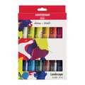 Coffret 12 tubes peinture acrylique Amsterdam Royal Talens, Paysage