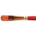 Pinceau synthétic Ruby pointe uséee bombée, série 20 UB Léonard, Taille 12, largeur 14 mm