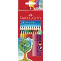Crayons de couleur Color Grip FABER CASTELL, 24 crayons-Etui carton