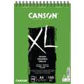 Bloc Canson XL dessin 160 g/m², 21 x 29,7 cm (A4) - 50 feuilles, Bloc spiralé 1 côté, 160 g/m²