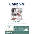 Bloc collé en tête “C” à grain ® Canson, A3 - 29,7 x 42cm, 125 g/m², Fin, 125 g/m²