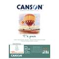 Bloc collé en tête “C” à grain ® Canson, A4 - 21 x 29,7cm, 180 g/m², Fin, 180 g/m²