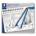 Coffret Mars Lumograph Design, special dessin artistique et technique STAEDTLER, Set de 24