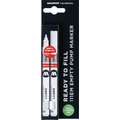 Set de marqueurs rechargeables Molotow, 111EM - 2 mm, Paquet de 2 pièces
