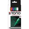 Sets de marqueurs acryliques Marabu Yono, 6 x 0.5 - 1.5 mm