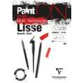 Papier multi-techniques PaintON Lisse Clairefontaine, Bloc collé 1 côté, A3, 29,7 cm x 42 cm, 250 g/m²