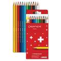 Coffret Swisscolor Caran d'Ache, 12 crayons