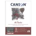 Bloc Mi-teintes Canson, Album - noir, Bloc collé 1 côté, 160 g/m², 32 cm x 41 cm