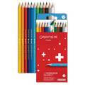 Étuis de crayons aquarellables SwissColor Caran d'Ache, 12 crayons