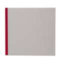 Cahier pour esquisses et ébauches K & P, 21 x 21 cm Carré - 100 g/m² - 144 pages, Bande de lin rouge, Carnet à esquisses