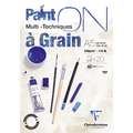 Papier multi-techniques PaintON à Grain Clairefontaine, A5 - 14,8 x 21 cm, Bloc de 20 feuilles, 250 g/m²